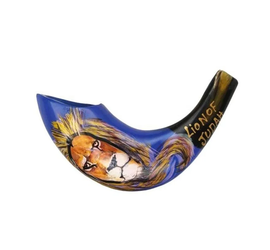 Высококачественная Оптовая Продажа оригинальная ручная роспись shofar в любом дизайне натуральный черный рог для продажи прямая покупка от оптового