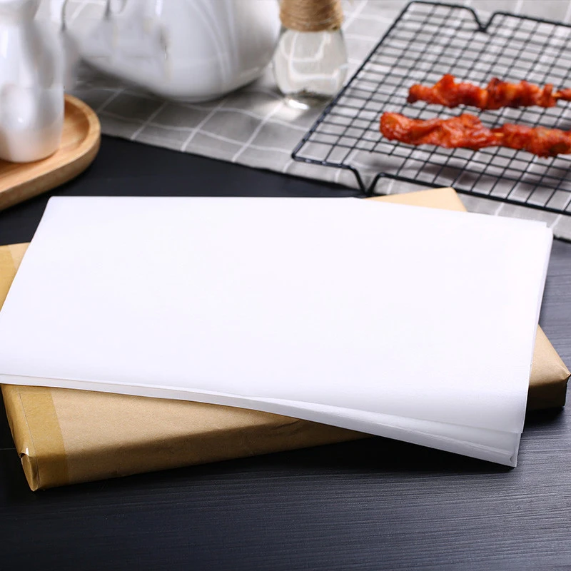 White Baking Paper Parchment Paper Biscuit Cake Wax Paper Is Suitable for Food Packaging Cakes and Pastry Baking Mat Bakeware