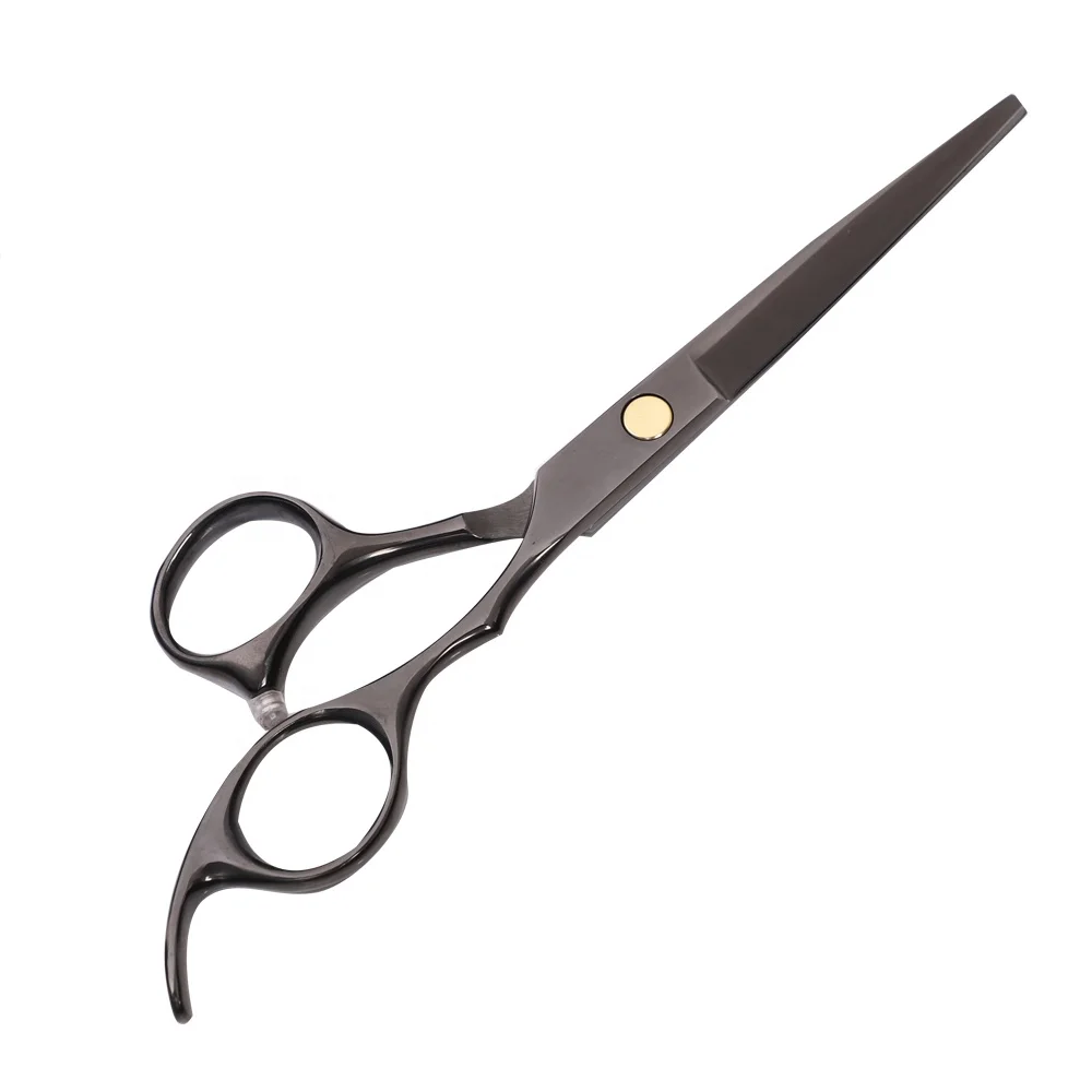 Профессиональные ножницы для стрижки волос с пользовательским логотипом Amazon, оптовые цены, ручка из нержавеющей стали и прямой кончик лезвия