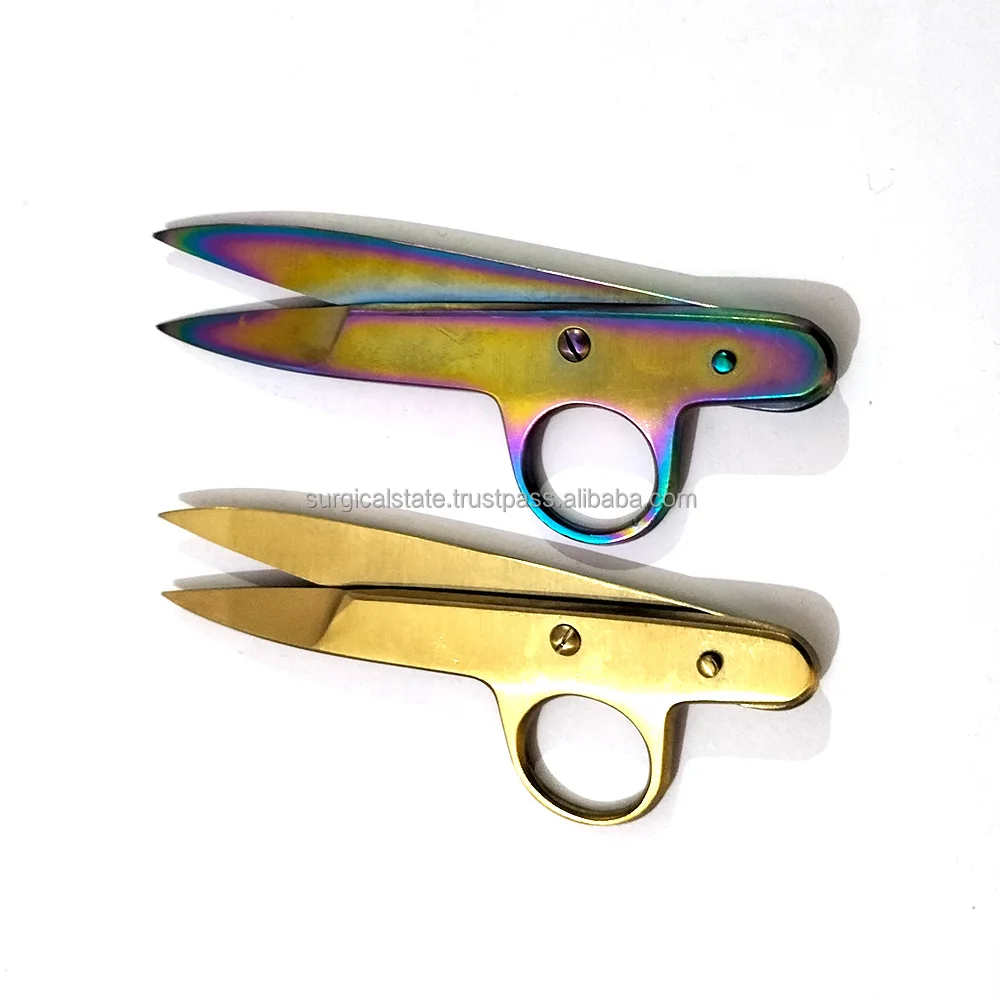 Golden Eagle U-shaped Cutting Scissors Colorful Handle Thread Cutter Sewing Accessories