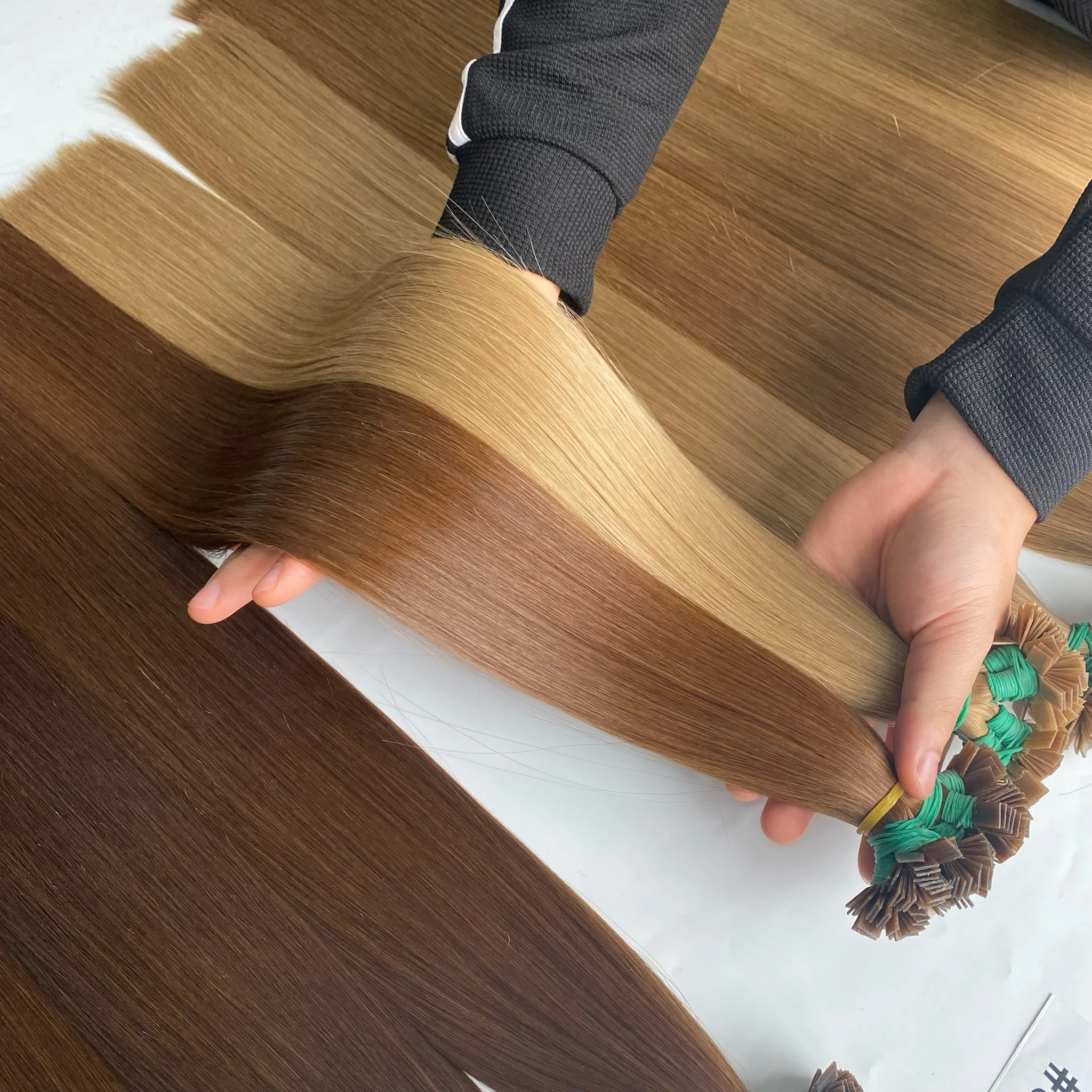 Качественные накладные волосы темно-коричневые #7 цветов 100% натуральные Remy Вьетнам оптовая цена фабрика