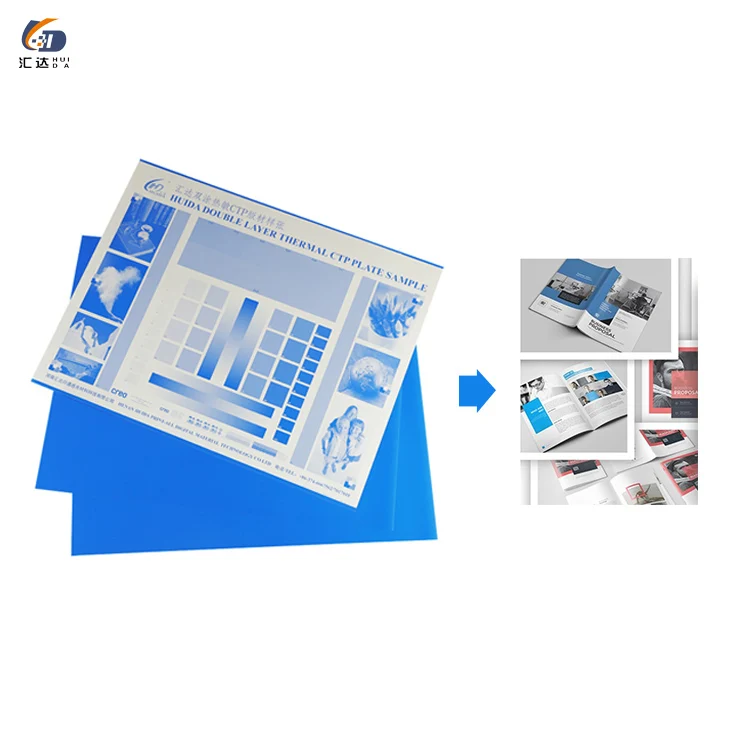 Offset Plate Factory Customized sizes OEM Positive ps plates Double Layer Thermal CTP  Plates