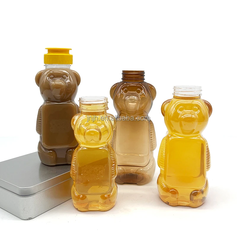 wholesale 330g 450g 700g plastic bear squeeze bottle honey squeeze bottle