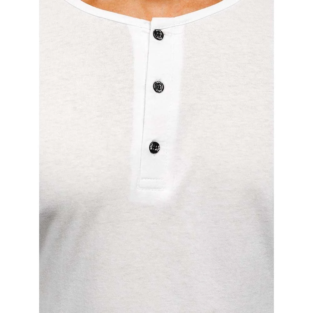 Apparel Processing Services For Men T Shirt Custom White Color Men Long Sleeve T Shirt Custom Plain Design  Men T Shirt