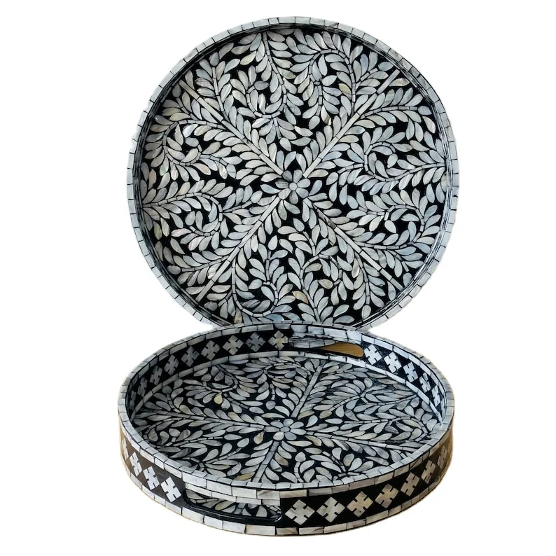Mother of Pearl Inlay Tray A Touch of Elegance for Your Home