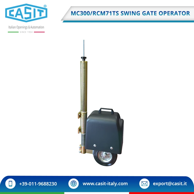 Wheel Type Automatic Left Arm Swing Gate Opener for Industrial