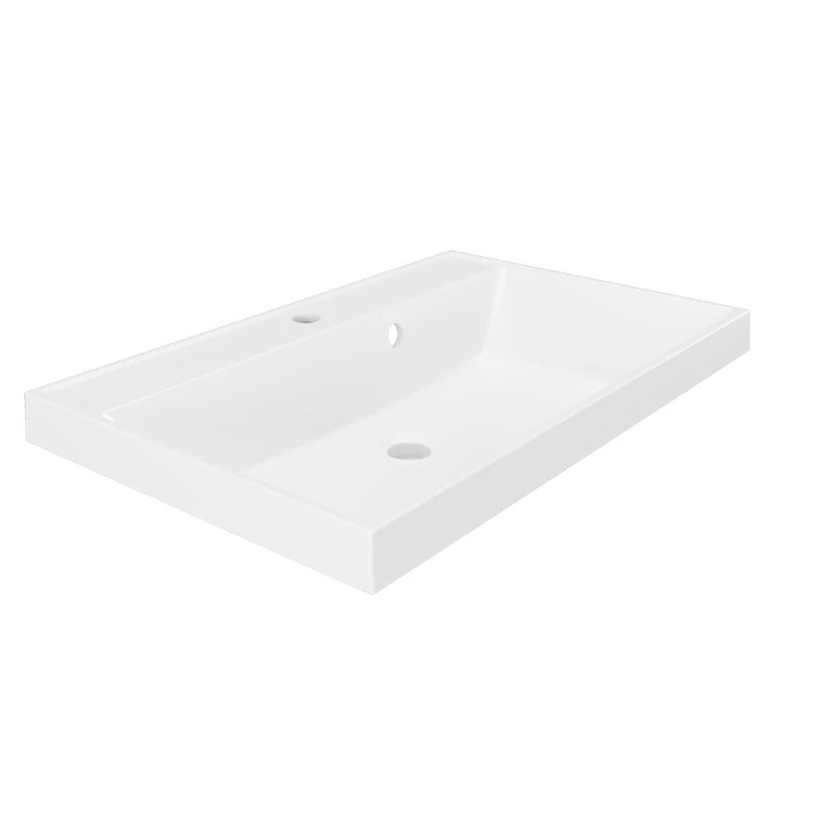 Great quality bathroom cast marble vanity basin, vanity sinks wholesale prices Paola Alba 700 / 600 / 800 / 900