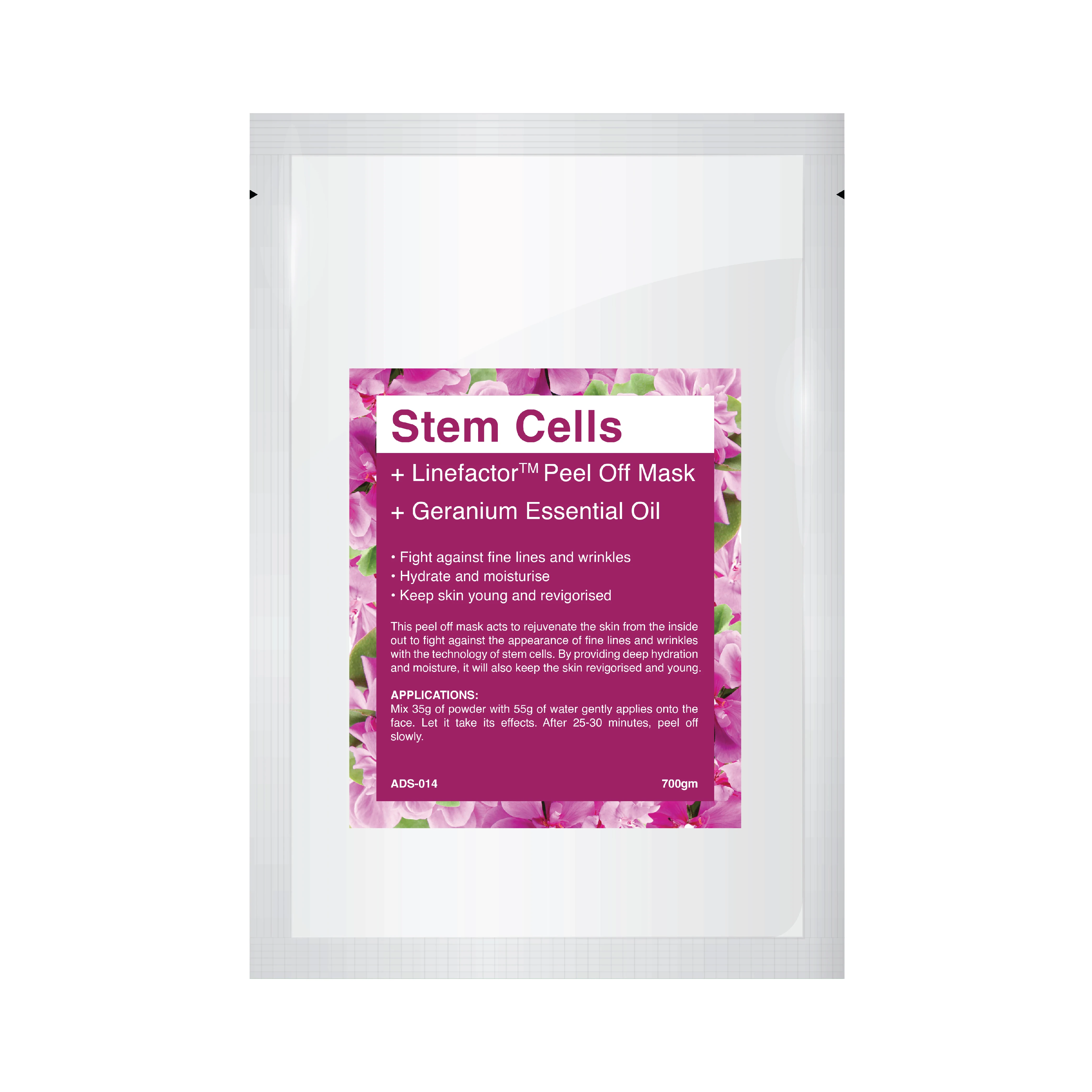 Classical Trademark Ingredient Linefactor Apple Stem Cell Whitening Regeneration Gerranium Peel Off Mask Powder Mask Facial Mask