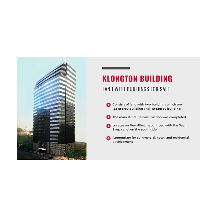 Best Place Land and 2 Buildings for Sale Near Thonglor, Bangkok Thailand Structure Multi Floor Office Buildings