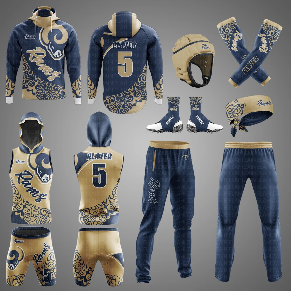7V7 HIGH QUALITY COMPRESSION FLAG WHOLESALE DEAL CUSTOMIZED American Football Jersey SUBLIMATION 7 ON 7 BEST GAME PACKAGE DEAL