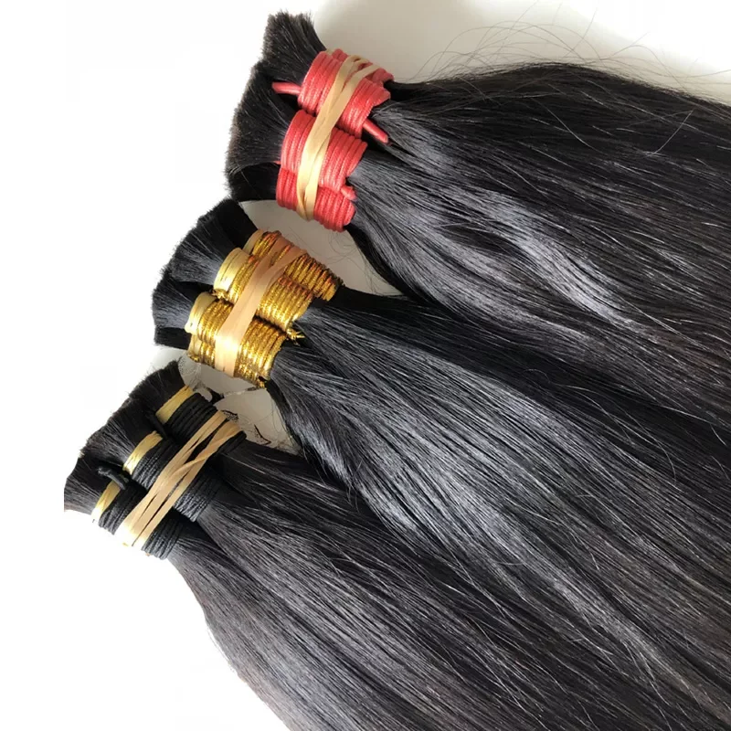 High quality Wholesale Vietnam Pre Bonded Human Hair Raw Double Drawn Remy Bone Straight Hair raw vietnamese hair