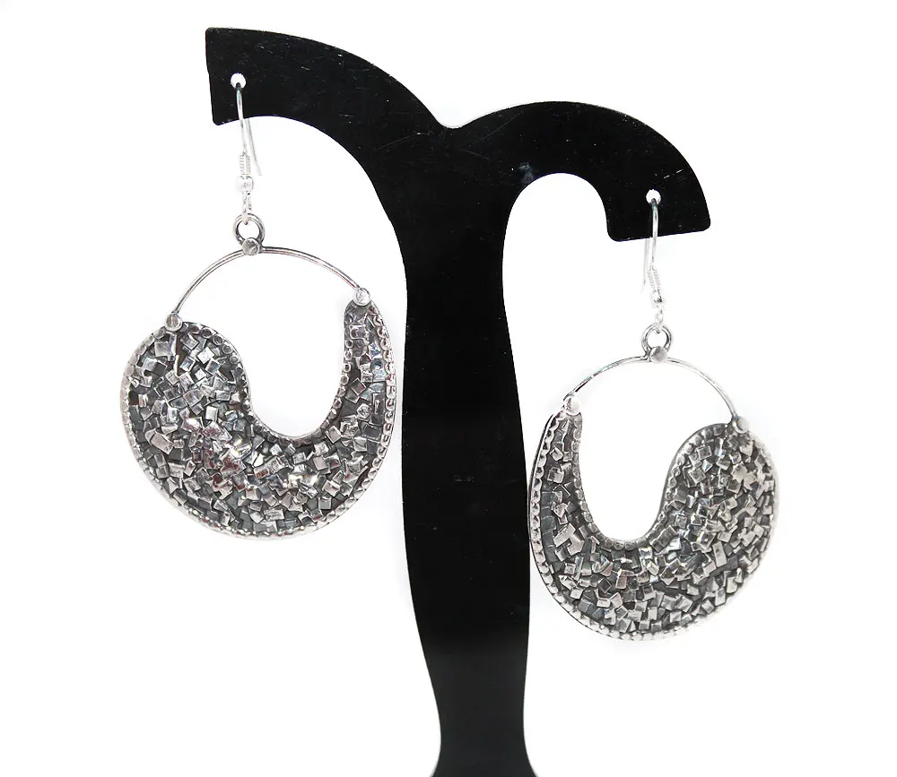 Beautiful Vintage Silver designer 925 Solid Sterling Silver Oxidized Earring Jewelry For Woman Wholesaler