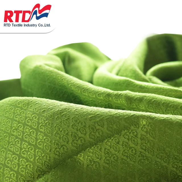 Традиционная тайская ткань RTD премиум-класса для традиционной тайской формы юбки-зеленая RJ1062