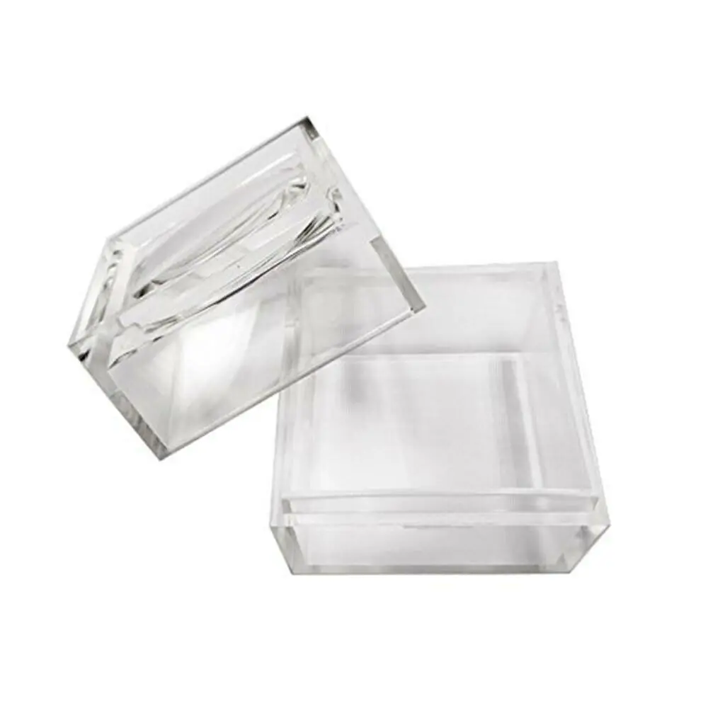 Clear Acrylic Cubic Magnifier Jar Insect box Bug Viewer for Kids