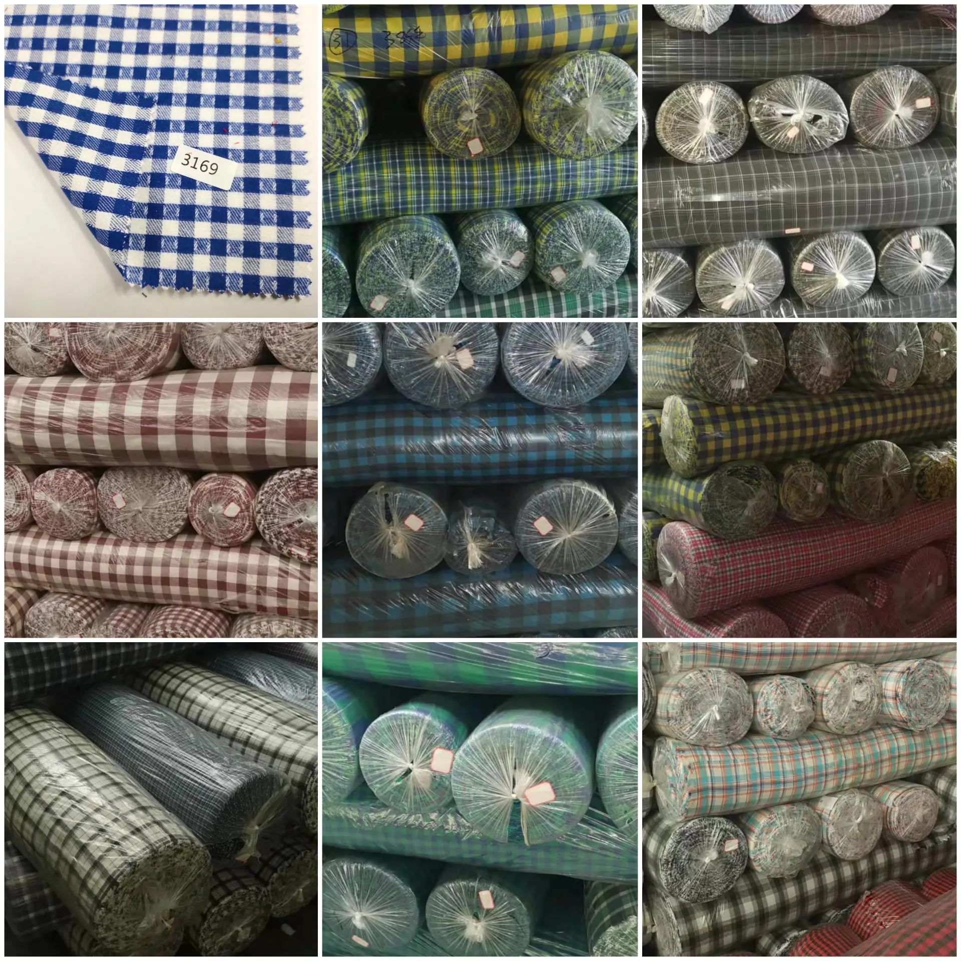 Yarn Dyed Flannel Brushed fabric 100% Cotton Non Shrink  flannel fabric for garments and home textile & Bedding