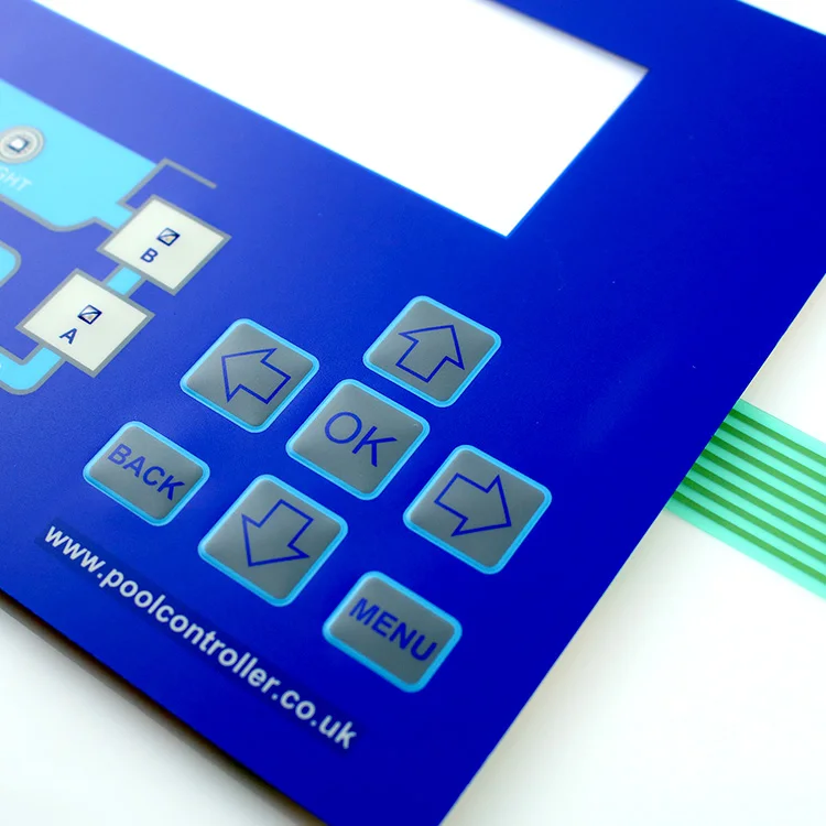 Мембранная клавиатура с клеем для системы управления