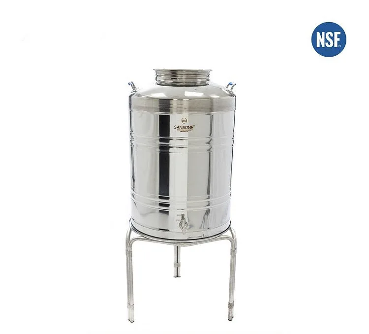 STAINLESS STEEL DRUMS EUROPA MODEL 100 LT TIG WELDED
