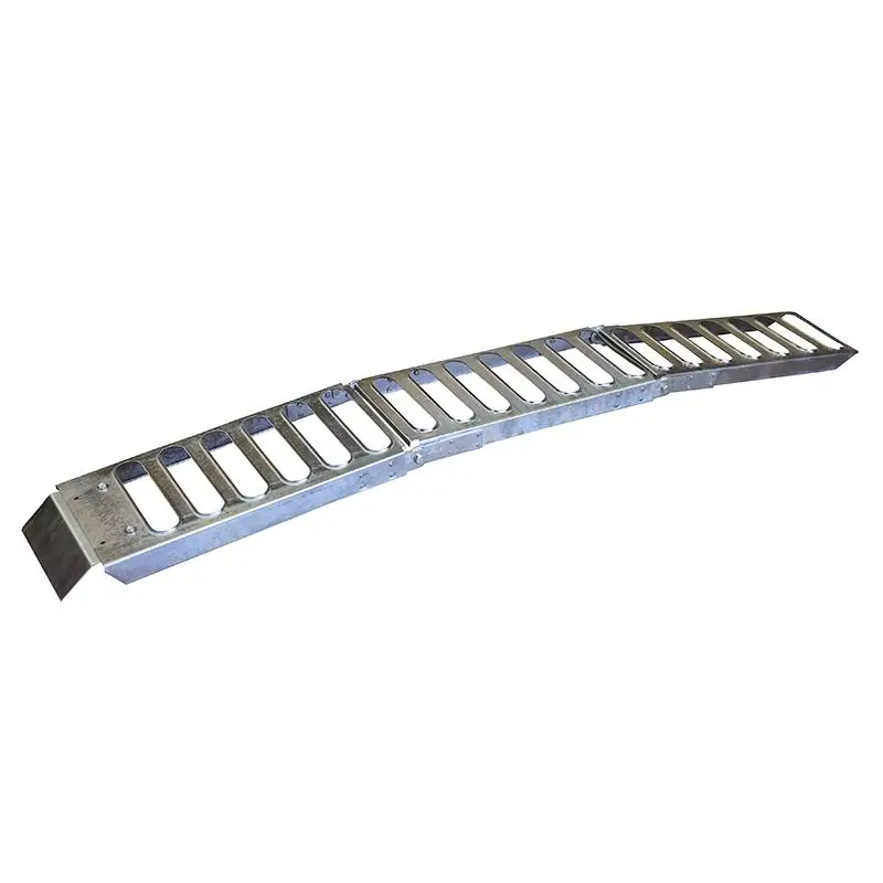 Steel cargo foldable ramp Made in India Portable mobile truck loading ATV motorbike 3