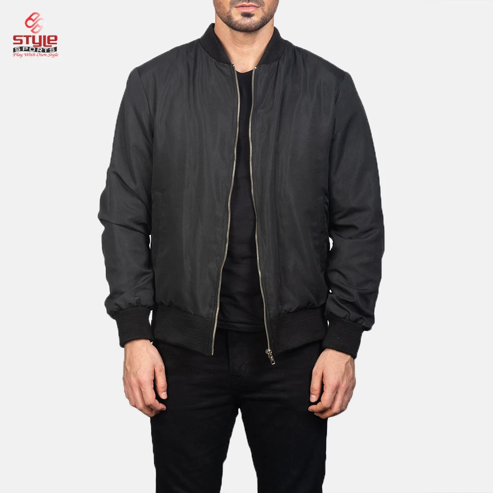 Оптовая продажа индивидуальная нейлоновая куртка-бомбер Мужские Стеганые мужские куртки-авиаторы большого размера