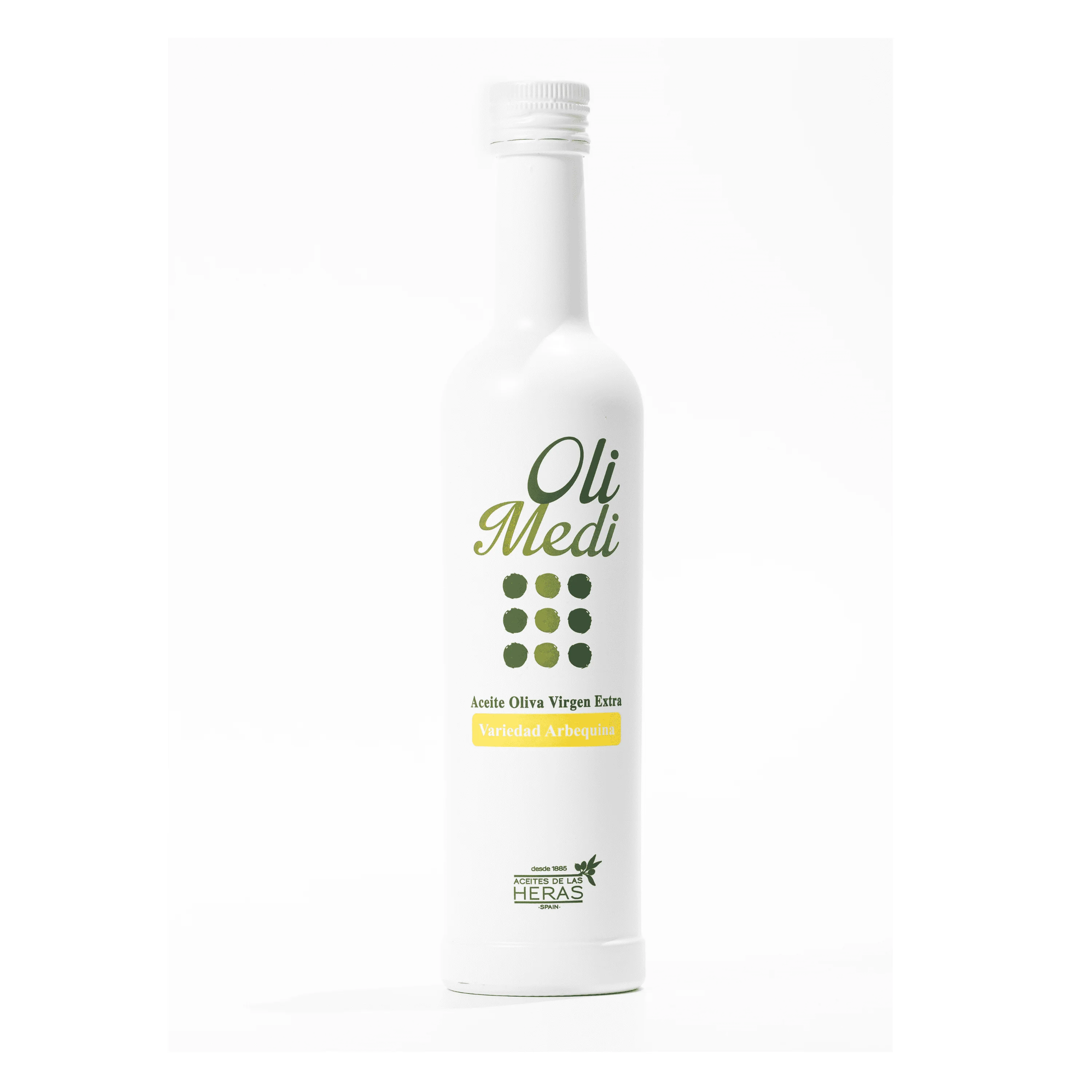 Arbequina with aromas of apple & banana Spanish Extra Virgin Olive Oil 500ml Glass Bottle for seasoning