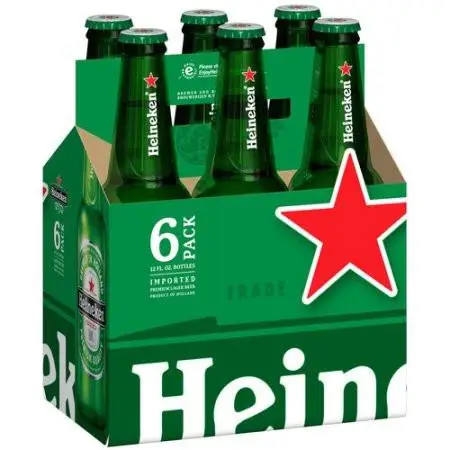 Пивная бутылка Heineken Lager 24x330 мл/Alibaba Оригинальное голландское