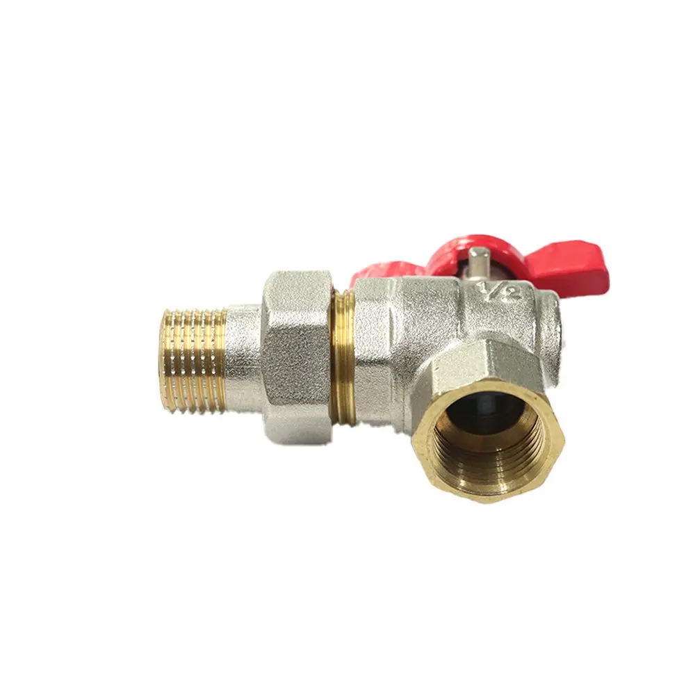 Vietnam valve factory double union brass ball valve full bore 2 inch  iron handle whole sale in Vietnam