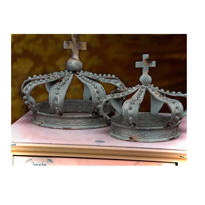 Metal Nickel Star Crown For Home Decor