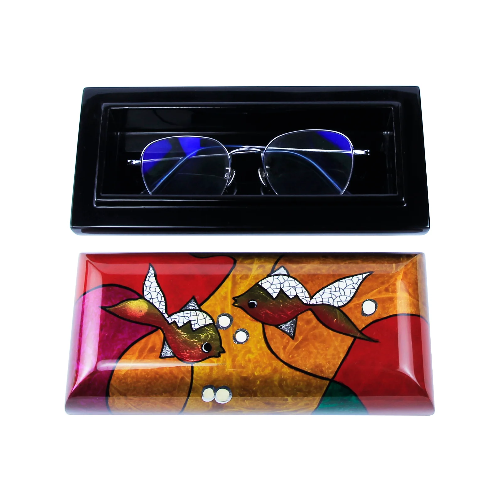 Best Quality Unisex Case for Glassses Eyeglasses Holder Wooden Box Protective For Glasses