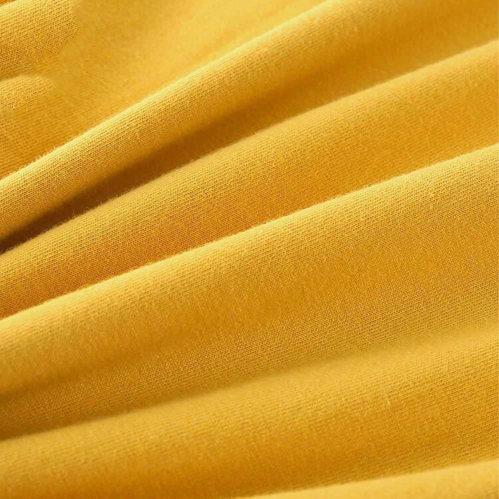 Oversize Drop Shoulder Plain T-Shirt for Boys Light Woven Knitted Cotton Fabric Breathable O-Neck Collar Customizable Logo Print