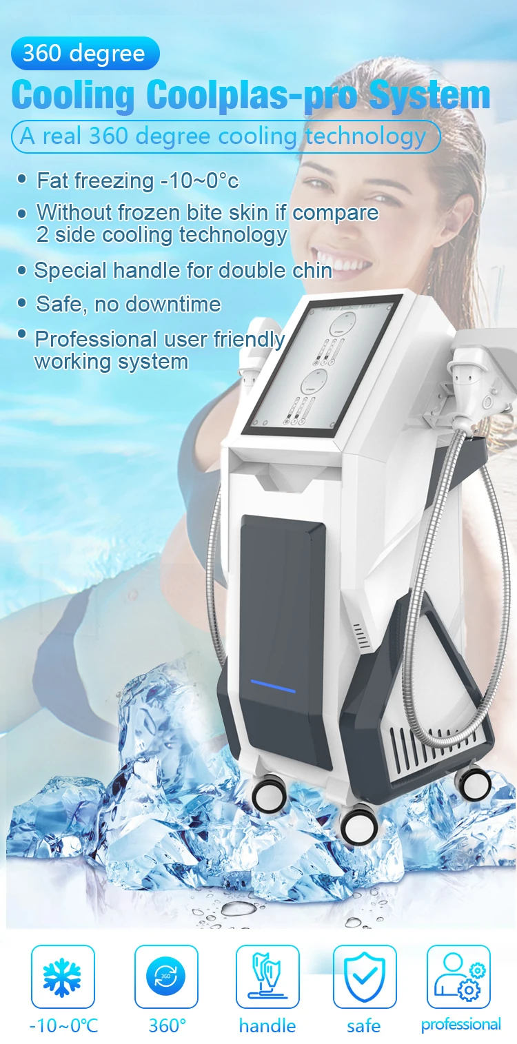 
2021 uplated 5 Handles coolplas system body slimming cool body sculpt machine 