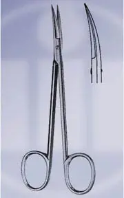  Ножницы для косоглазия Knapp титановые офтальмологические инструменты глаз с прямыми тупыми наконечниками хирургические ножницы