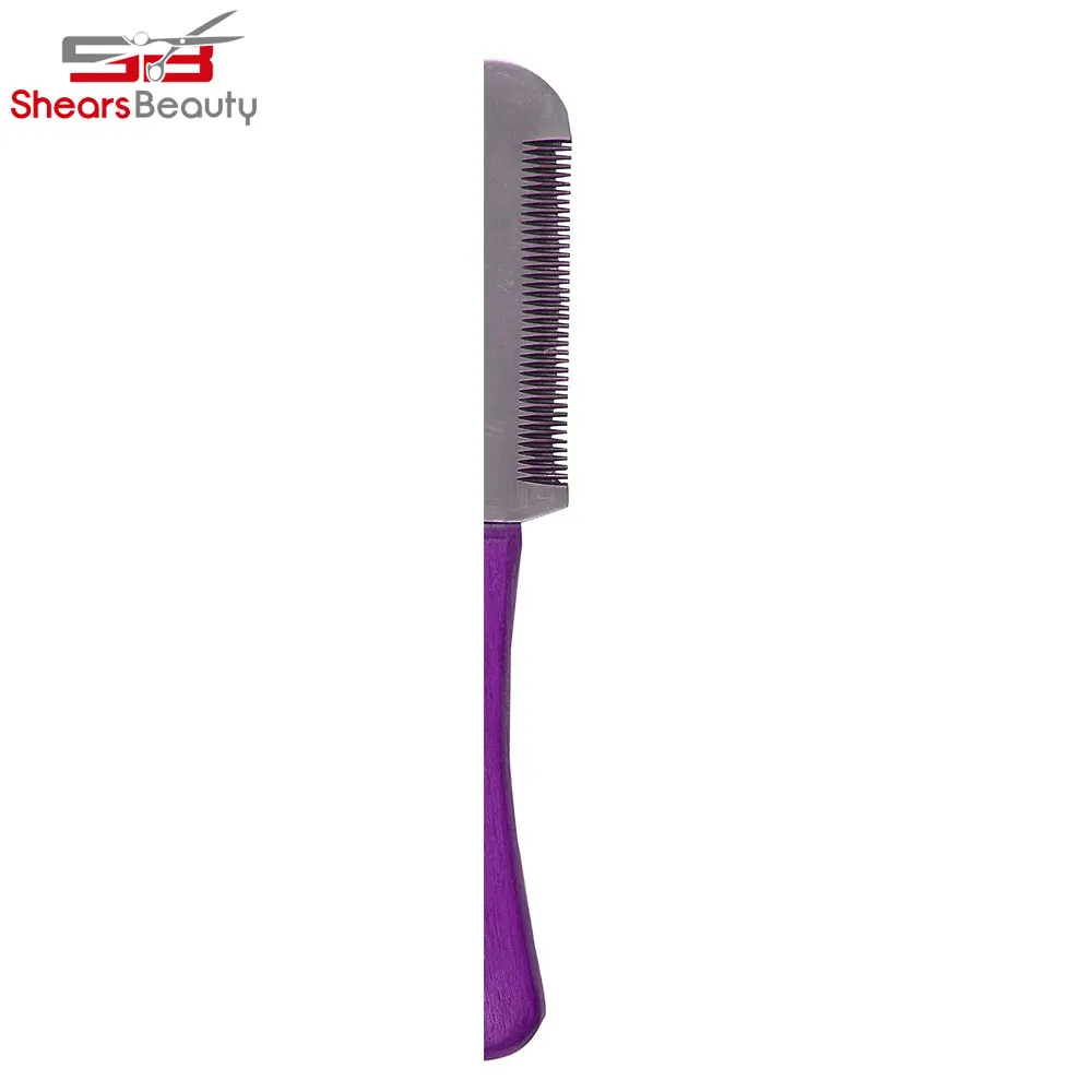 Hot Selling 6-Inch Stripping Knife, Wooden Handle Medium Teeth, 3-Inch Blade Stainless Steel Striping Knife