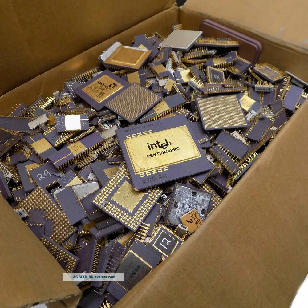 Ceramic CPU Scrap / Processors Chips, Motherboard Scrap, Ram Scrap etc