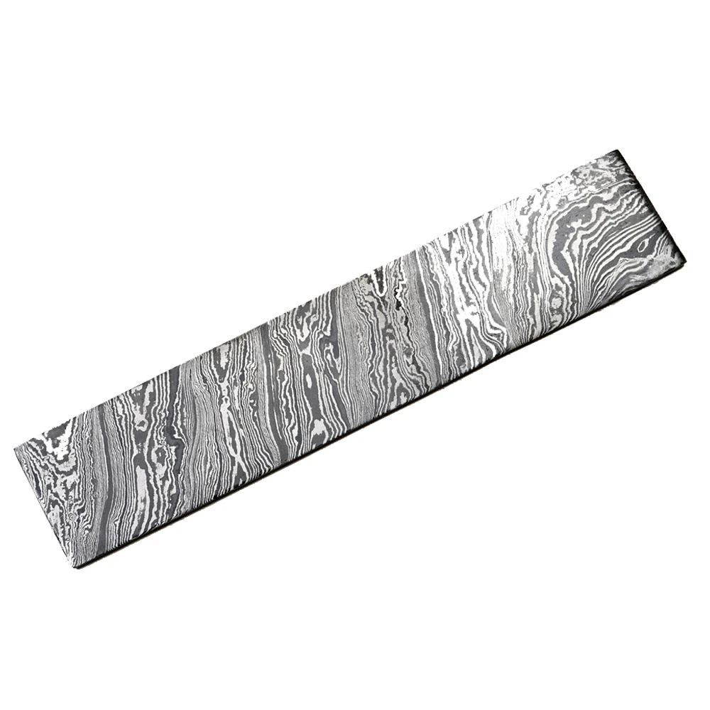 
Handmade Damascus Steel Twist Pattern Billet/bar for Knife Making/Custom Unique Black Line Pattern Damascus Steel Billet 