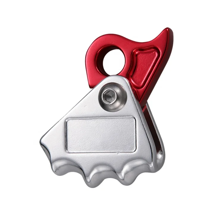 
climbing fall arrest device aluminum rope grab 