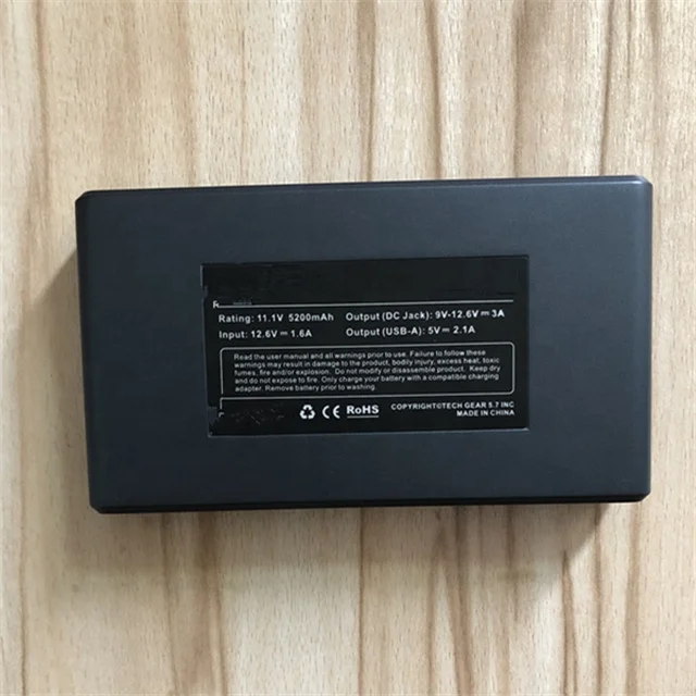 
12v Heated Jacket Battery Lithium 5200mAh with Temperature Adjustable 