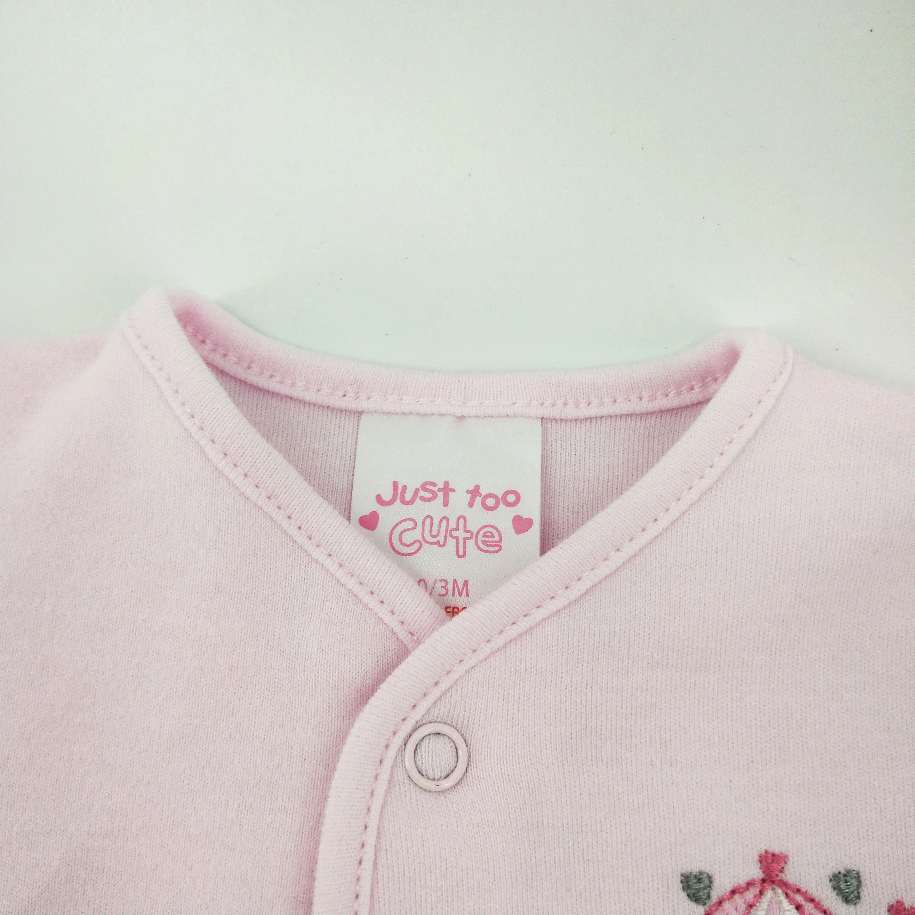 Light pink high quality 7 pieces affordable all season interlock 100% cotton baby clothing set