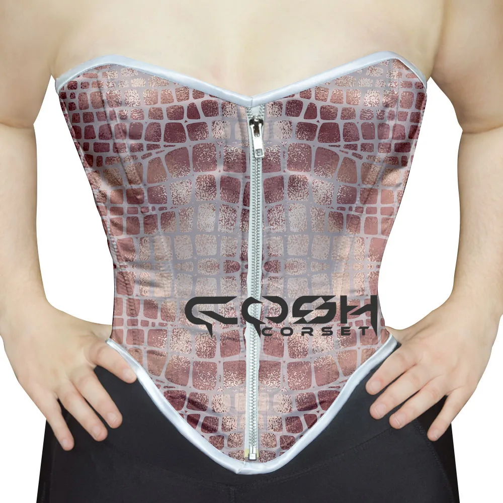 New In Trending Women Wear Printed Sublimated Curvy Satin Corsets Manufacturer Original Corset Manufacturer
