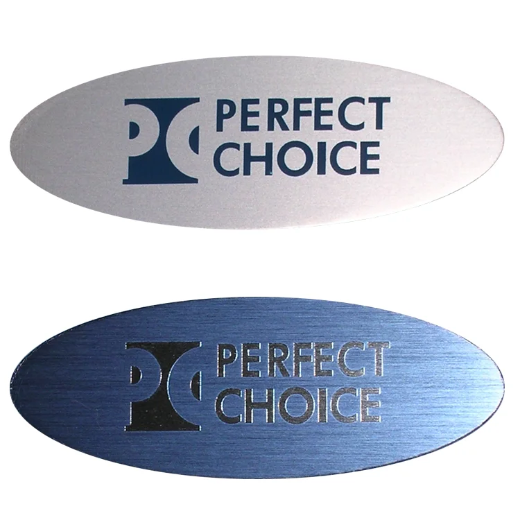 Aluminum Automobile Adhesive Metal Nameplate nameplate aluminum metal tag brass logo metal signs custom