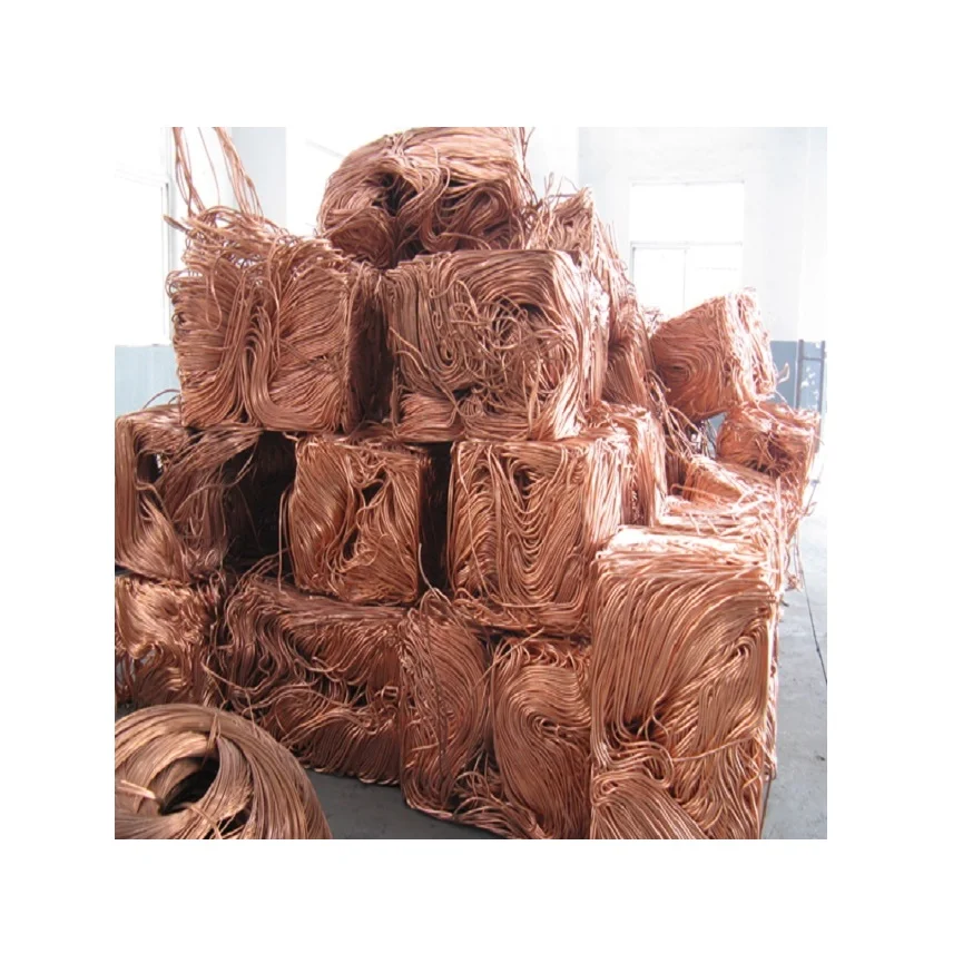 Exporter of Industrial Grade Copper Content Copper Scrap/Copper Wire Scrap 99.99%