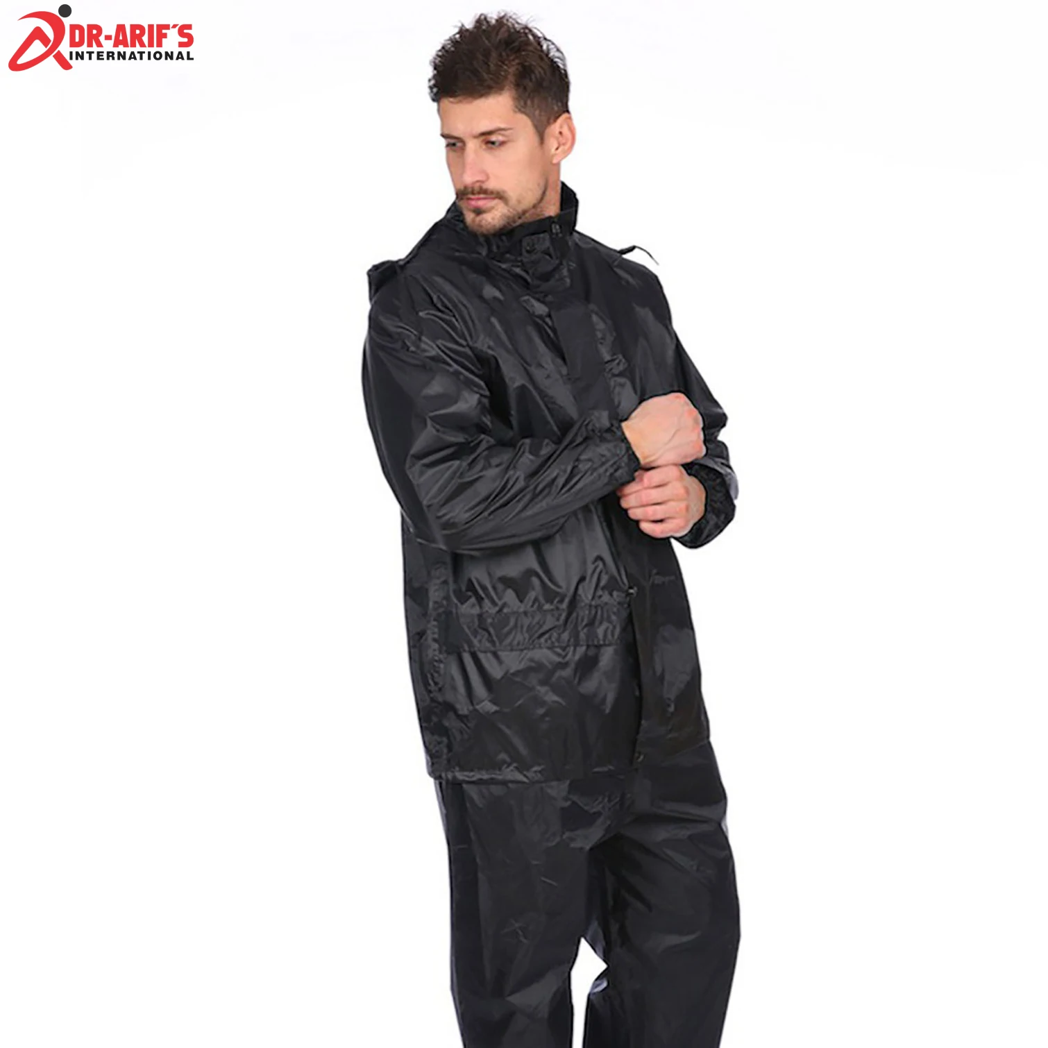 2024 Wholesale Outdoor Waterproof Comfortable Rain Suit Wind Breaker Jacket & Pant for Men Women Disposable Poncho Custom Logo