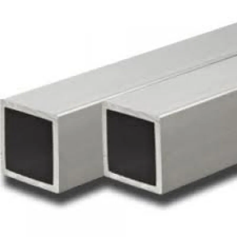Natural silver anodized Square Aluminium Tube pipe for Multi Industry   ( IS - 63401 / BS - E91E / AA - 6101 )