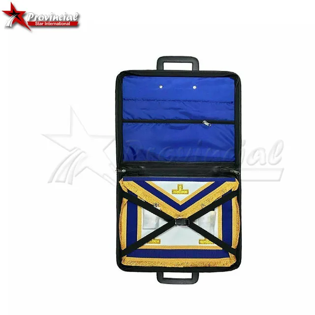 High Quality Brand New Classic Masonic Provincial Regalia Case (Faux Leather), leather apron case leather briefcase