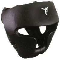 Boxing Head guard for Boxing MMA Training Adjustable Padded KARA Head Guard for Cheeks Forehead and Ear Protection