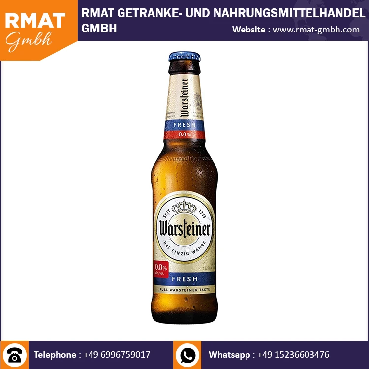 
Rich Quality 4.8% Warsteiner Beer Bulk Supplier 
