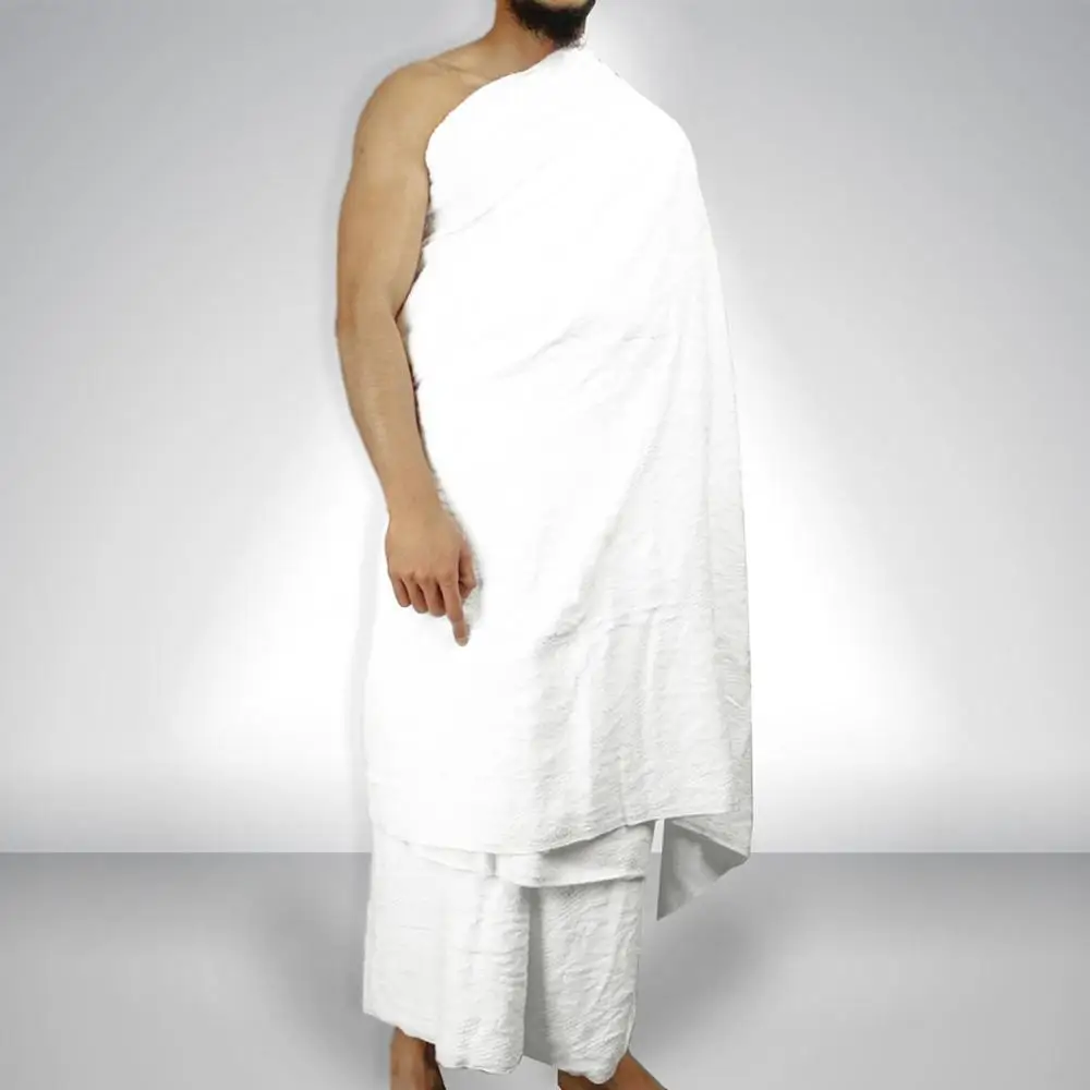 Muslim 100% Cotton Ihram For Hajj Umrah White Ihram Towel From Bangladesh