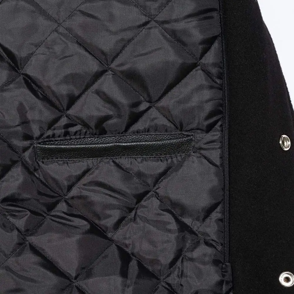 
Best Quality Designs private label men sports plain blank baseball jackets in American sizes 