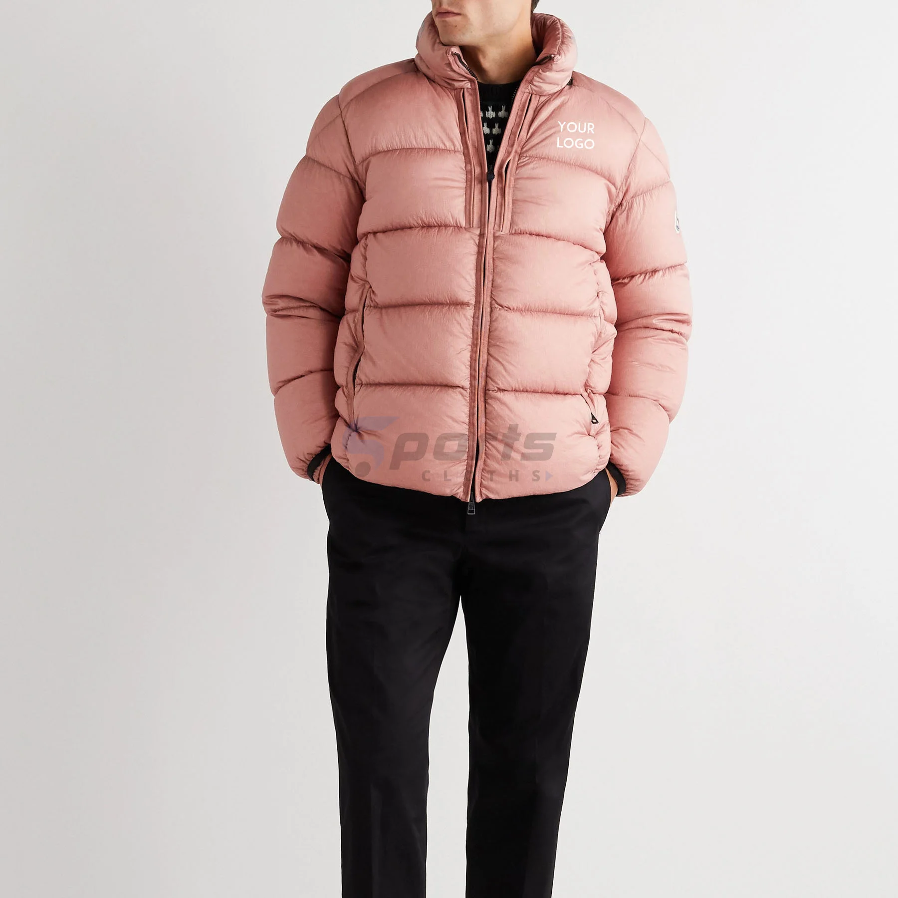  Мужское зимнее пальто с капюшоном Классическая теплая Толстая Повседневная куртка на утином пуху парка для снега