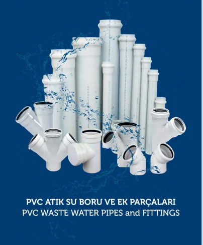 WHOLESALE Plumbing Material PVC Waste Water Pipe And Fittings Tube Plastic PVC Water Pipe For Cold Hot Water Tee Branch