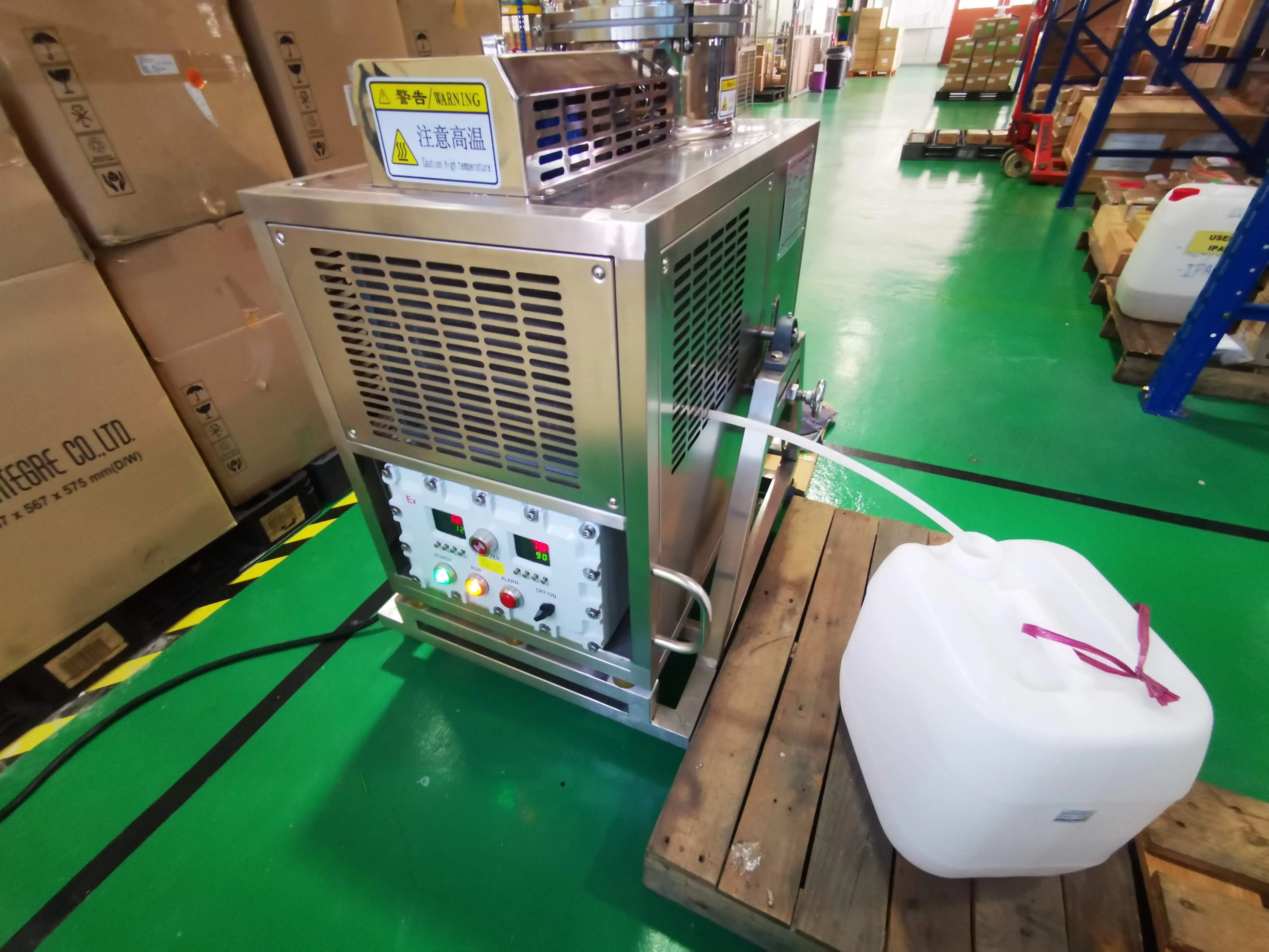 Toluene Recycling Systems depends on distillation principle regarding boiling point